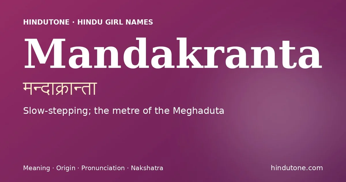 Mandakranta