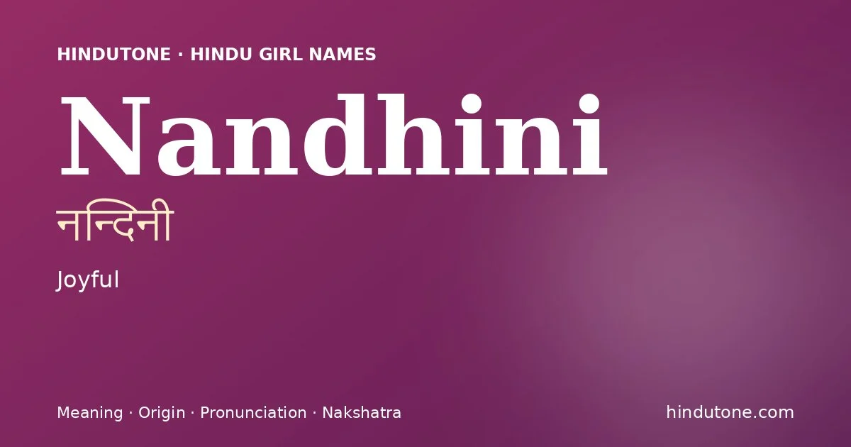 Nandhini