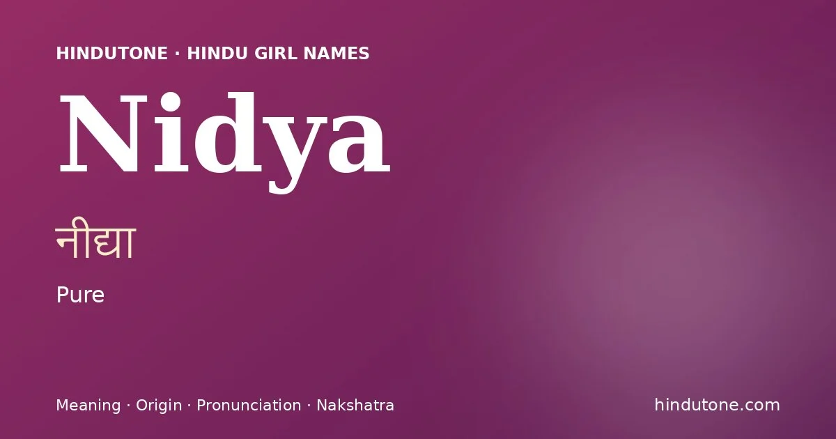 Nidya