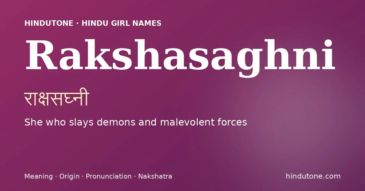 Rakshasaghni