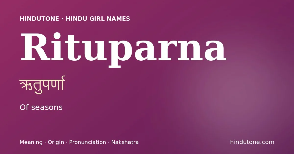 Rituparna