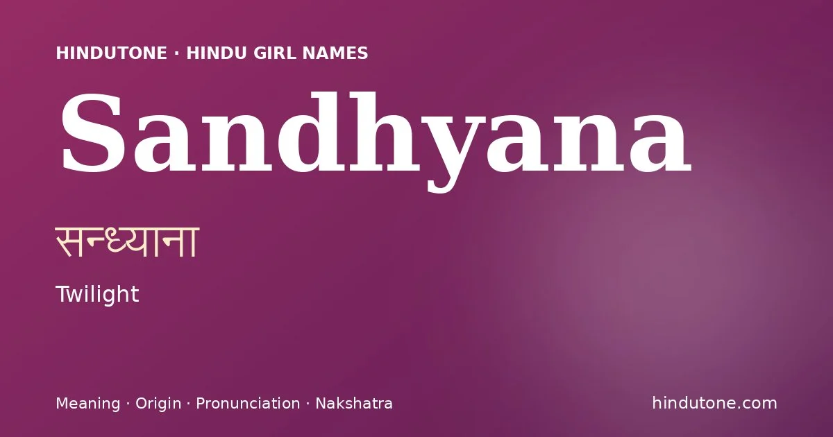 Sandhyana