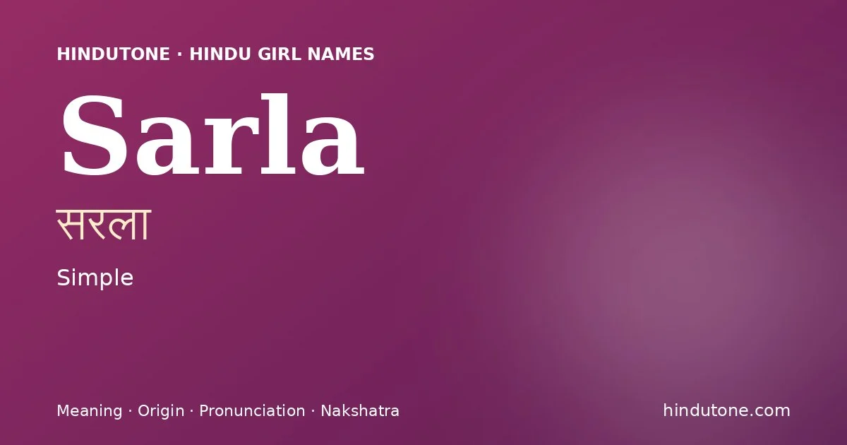 Sarla