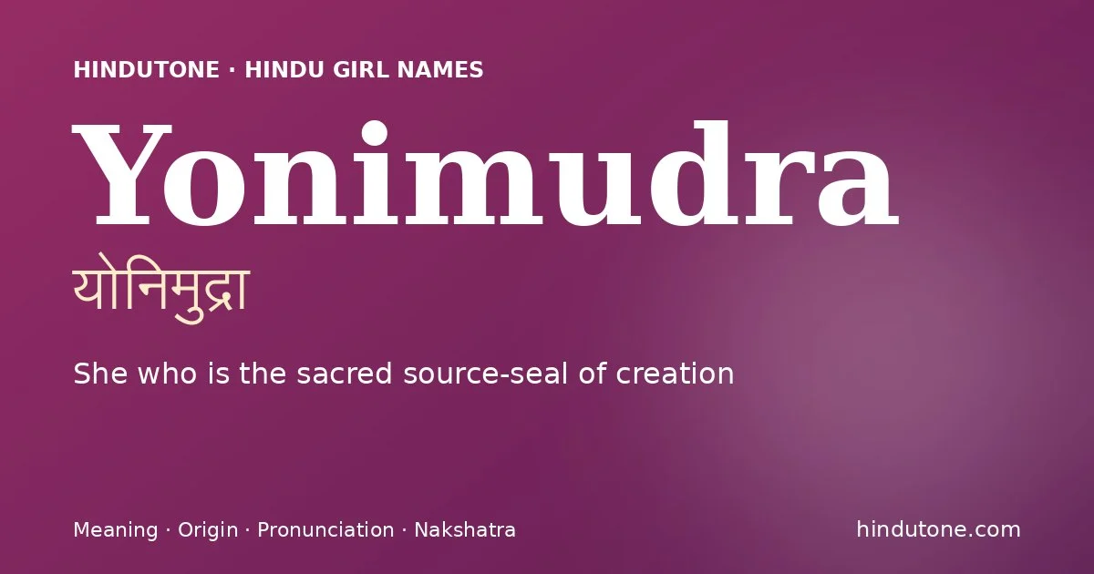 Yonimudra