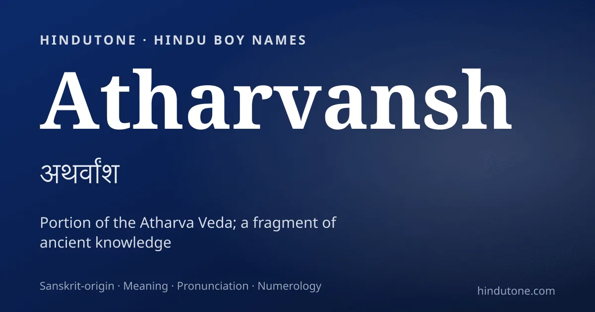 Atharvansh