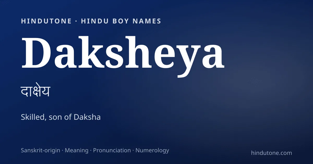 Daksheya