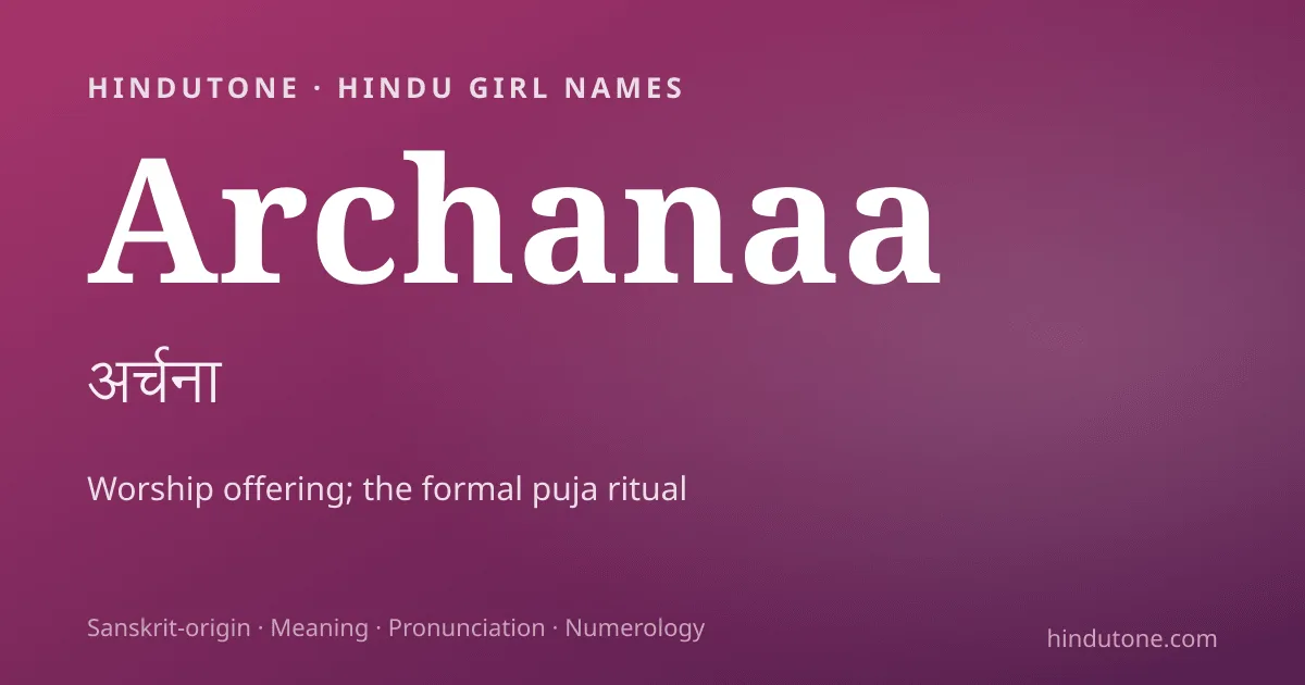 Archanaa