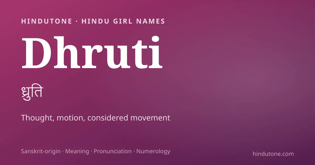 Dhruti