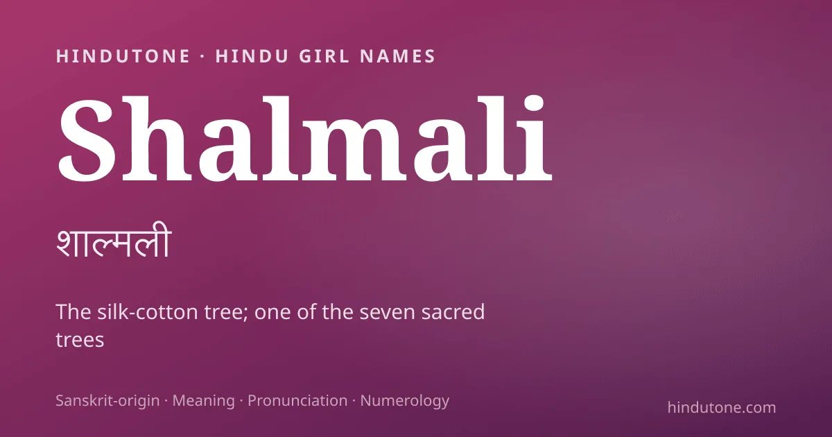 Shalmali