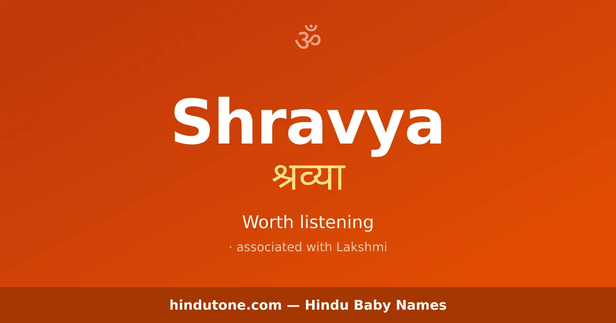 Shravya