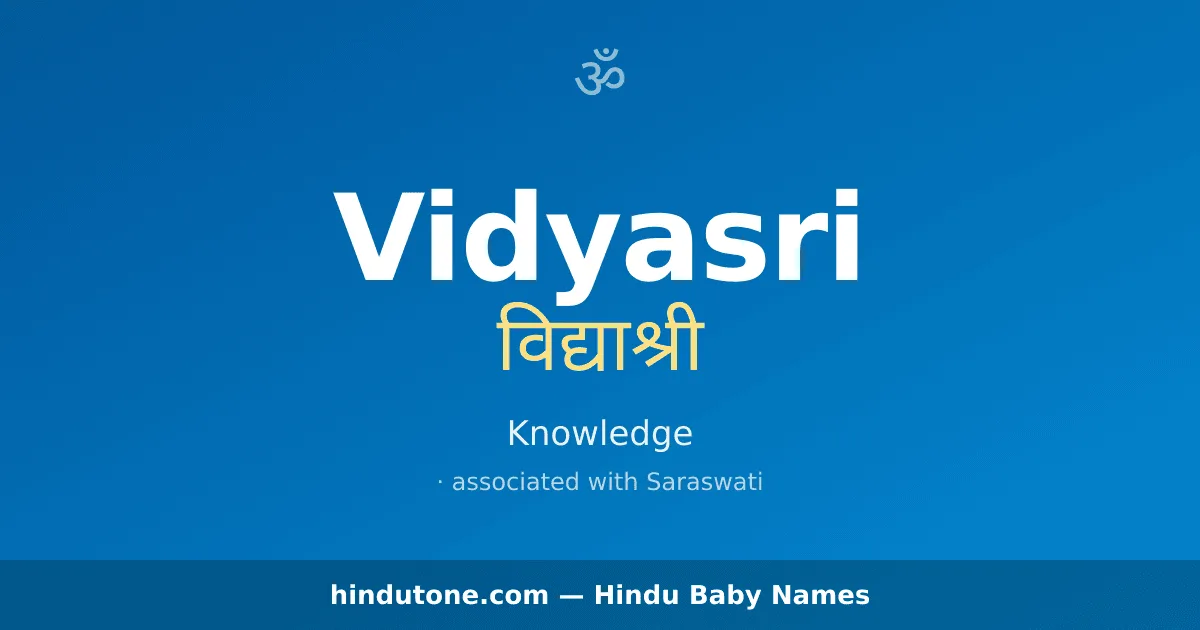 Vidyasri