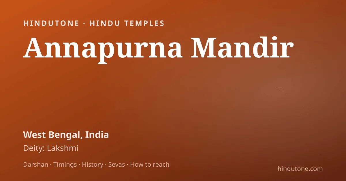 Annapurna Jayanti 2026: Date (23 December), Story of Annapurna Devi of Kashi, Puja and Food Donation — Festivals